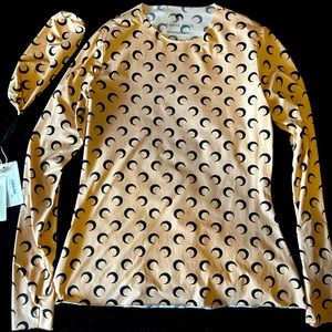 Marine serre second skin moon top